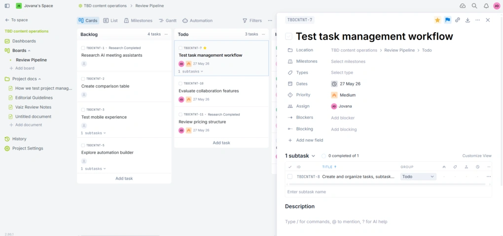 vaiz task management
