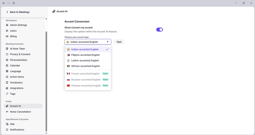 krisp accent conversion