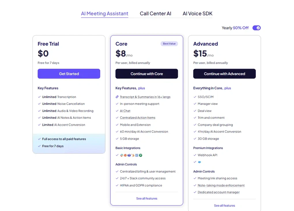 krisp pricing