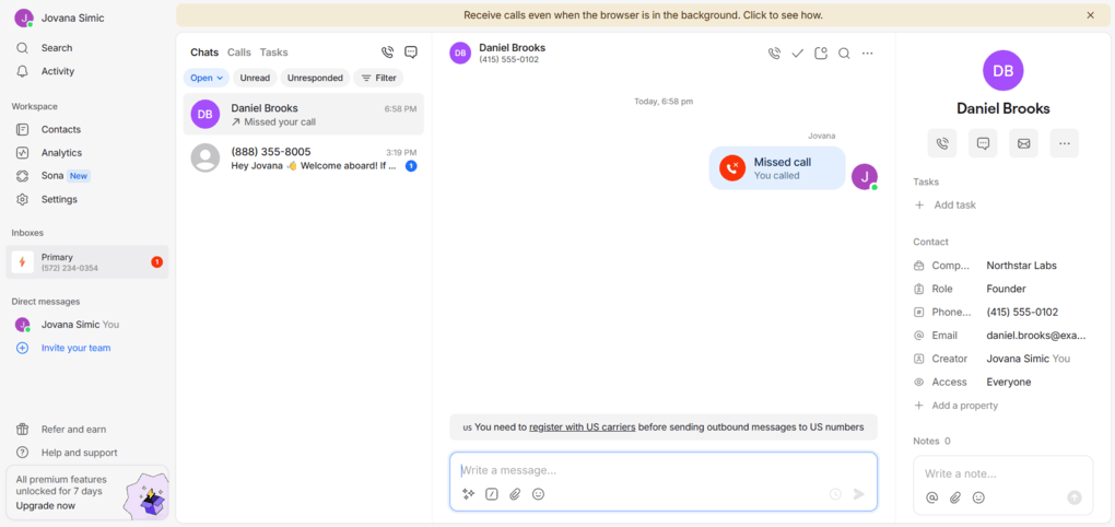 Messaging and shared conversations (1)